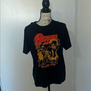 David Bowie World Tour Shirt